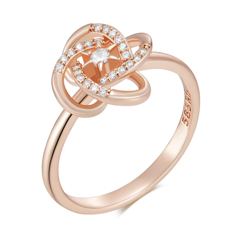 ✨ Ethnic Rose Gold Ring – Unique Elegance ✨