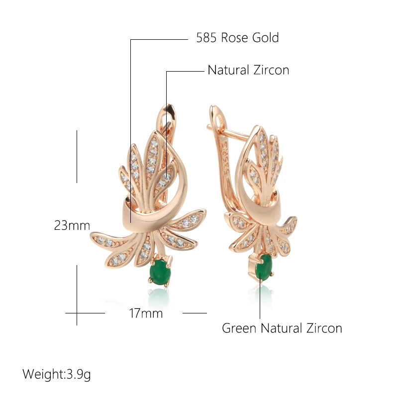 ✨ Geometric Zircon Dangle Earrings – Bold Elegance with a Vintage Touch ✨