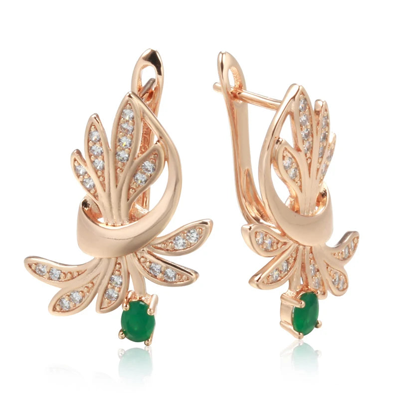 ✨ Geometric Zircon Dangle Earrings – Bold Elegance with a Vintage Touch ✨