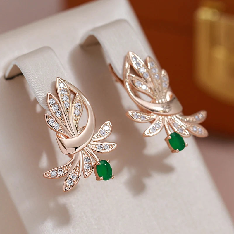 ✨ Geometric Zircon Dangle Earrings – Bold Elegance with a Vintage Touch ✨