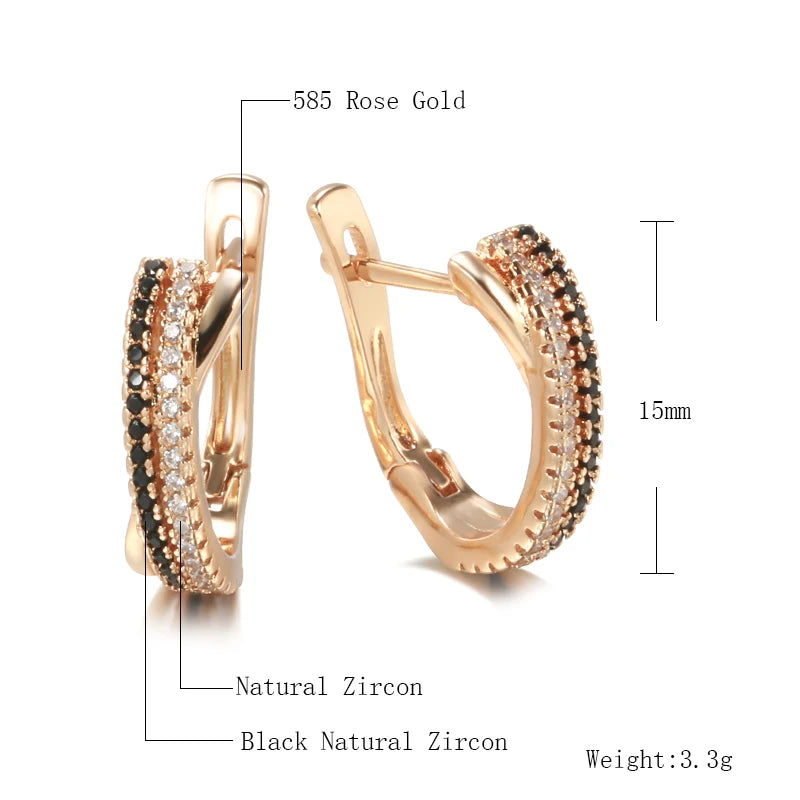 ✨ Black & White Zircon Drop Earrings – Bold Luxury with Gothic Elegance ✨