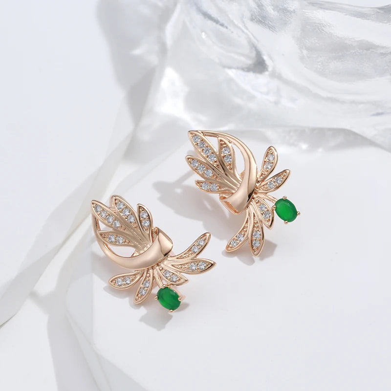 ✨ Geometric Zircon Dangle Earrings – Bold Elegance with a Vintage Touch ✨