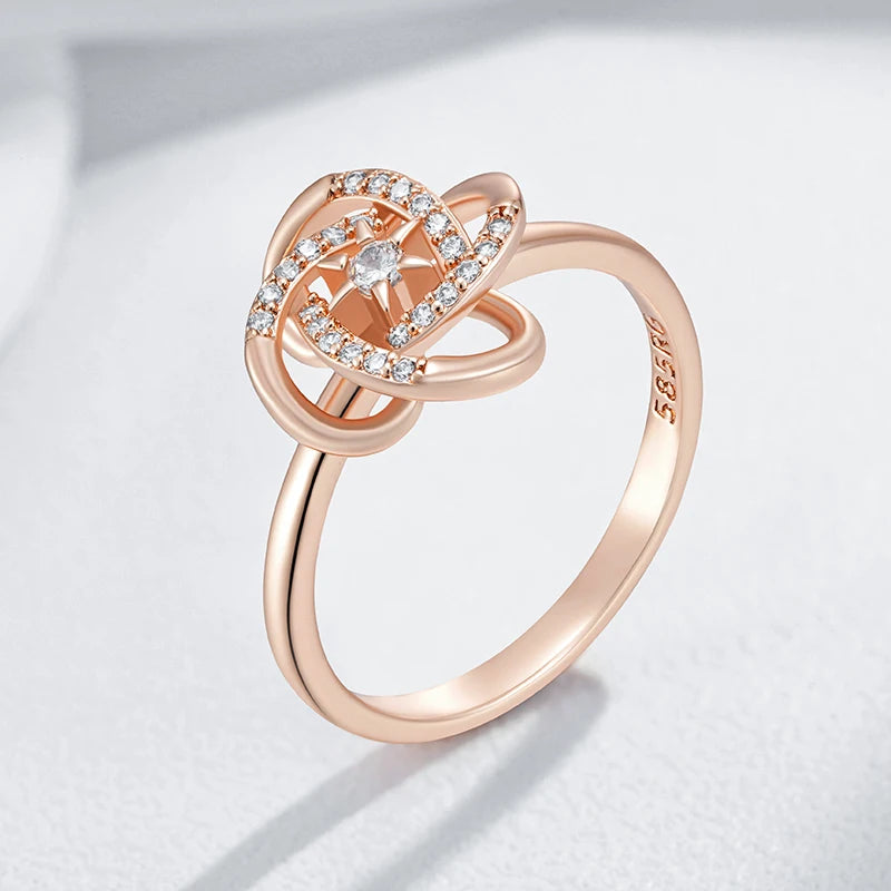 ✨ Ethnic Rose Gold Ring – Unique Elegance ✨