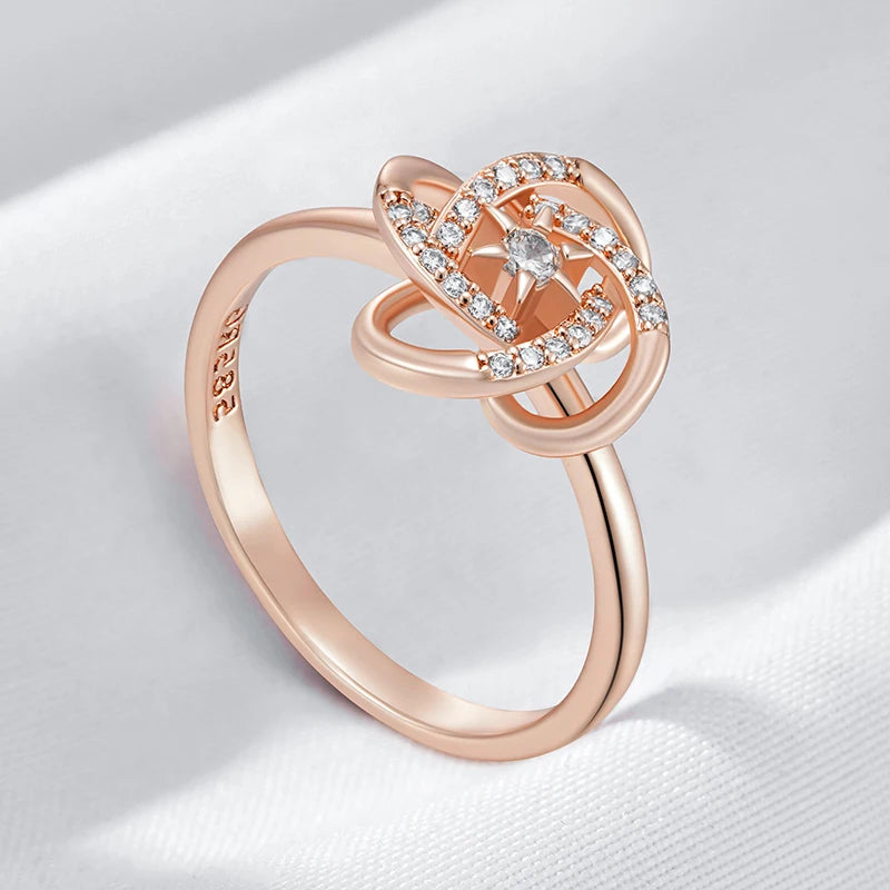 ✨ Ethnic Rose Gold Ring – Unique Elegance ✨