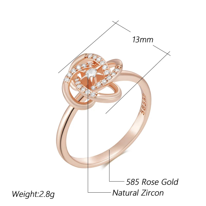 ✨ Ethnic Rose Gold Ring – Unique Elegance ✨