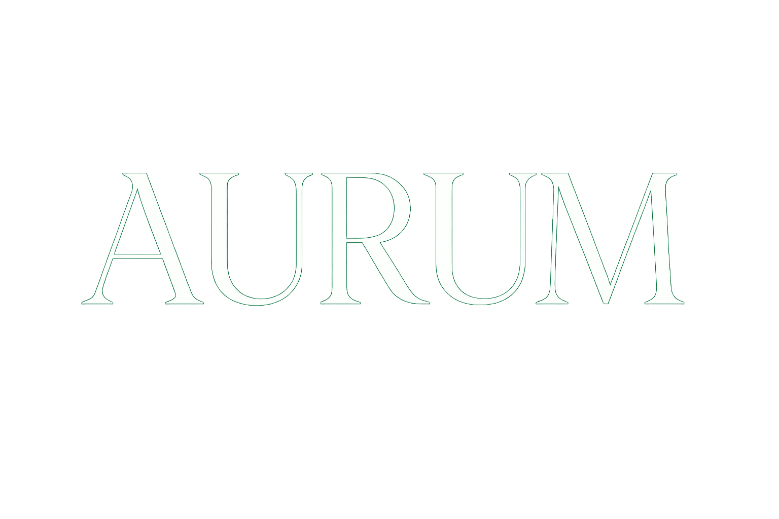 Logo Aurum PNG Branco